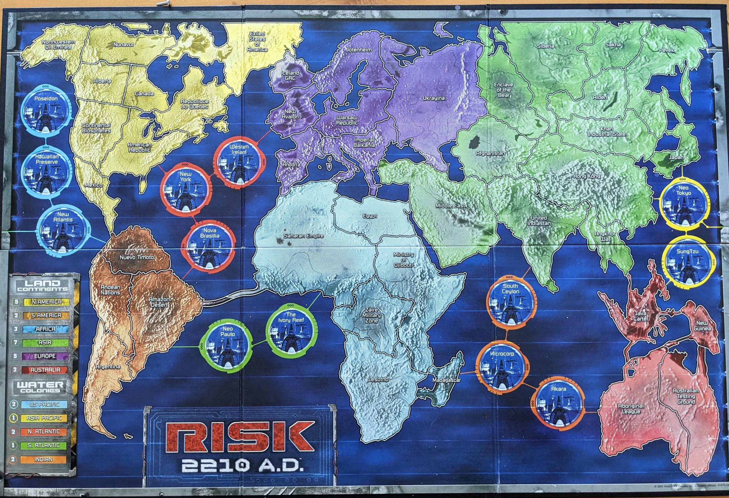 Risk 2210 A.D. board